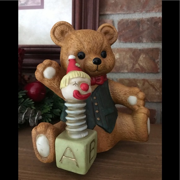❤️Rare Vintage Moving Musical Teddi Jack In the Box‼️FINAL SALE - Picture 3 of 6